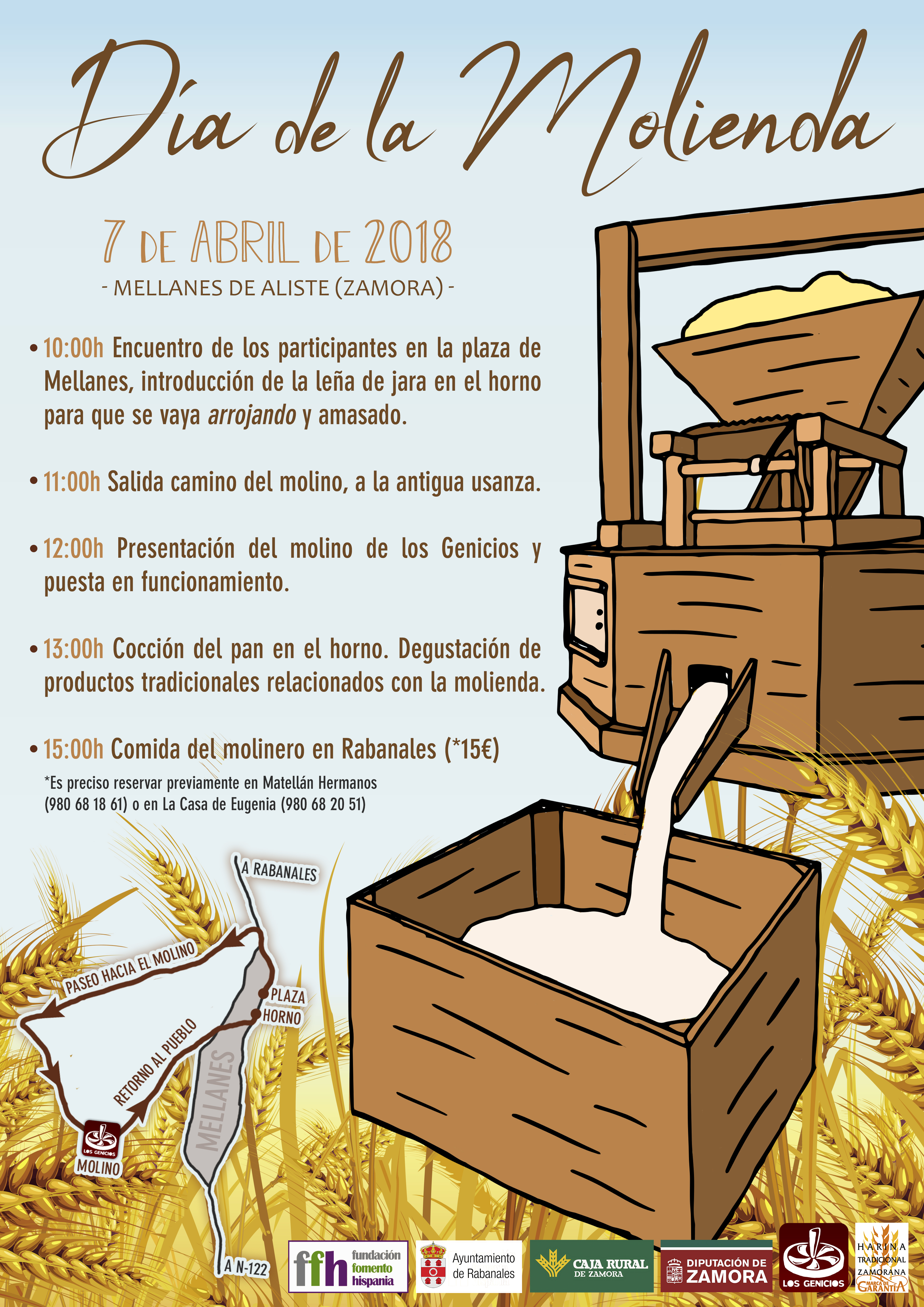 Preparando ¨El Día de la Molienda¨.